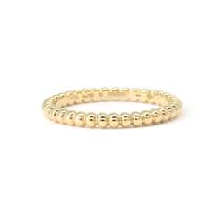 Van Cleef & Arpels Ring Perlée Gold Pearl Small K18YG Yellow Size 52 VCARN95Q52