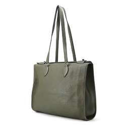 Hermes Tote Bag Cabas 40 Vert Taurillon Clemence □E Stamp HERMES