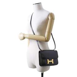 Hermes Constance 3 Shoulder Bag Miroir Black Box Calf B Stamp