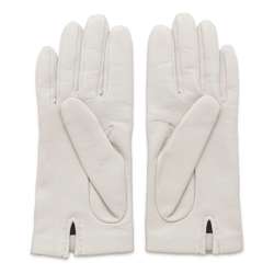 Hermes Gloves Bonnie Chaine d'Ancre Grey Lambskin Size 7 HERMES