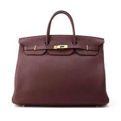 Hermes Birkin 40 Rouge Serie Togo Z Stamp HERMES Handbag Women's