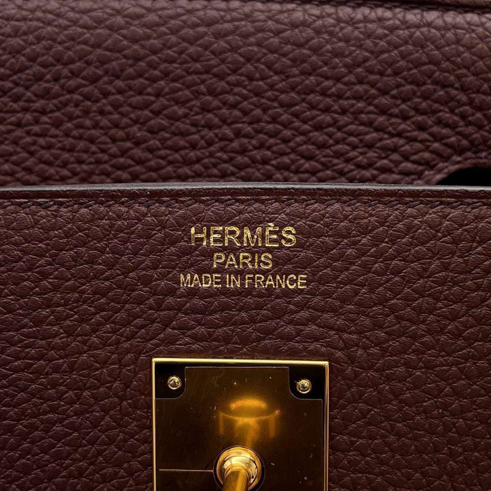 Hermes Birkin 40 Rouge Serie Togo Z Stamp HERMES Handbag Women's