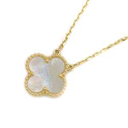 Van Cleef & Arpels Necklace Alhambra Pendant Mother of Pearl K18YG VCAR5900 Yellow Gold