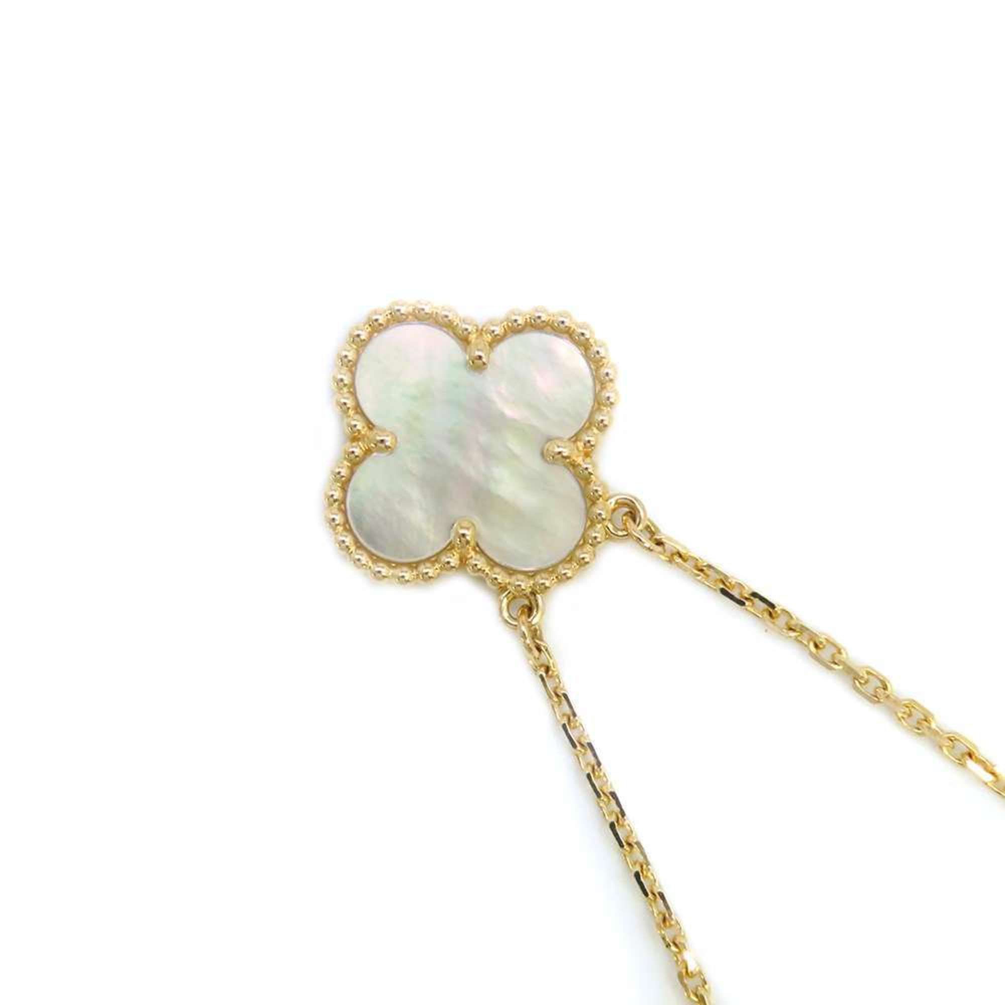 Van Cleef & Arpels Necklace Alhambra Pendant Mother of Pearl K18YG VCAR5900 Yellow Gold