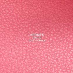 Hermes handbag Picotin Lock MM Rose Azalee Taurillon Clemence Y stamp Ladies