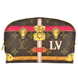 Louis Vuitton LOUIS VUITTON Pochette Tick Summer Trunk Collection Pouch Monogram Canvas M43615 RFID (IC chip) built-in