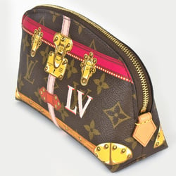 Louis Vuitton LOUIS VUITTON Pochette Tick Summer Trunk Collection Pouch Monogram Canvas M43615 RFID (IC chip) built-in