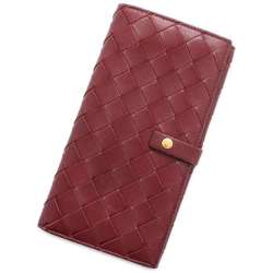 Bottega Veneta Long Wallet Intrecciato Leather 608072 BOTTEGA VENETA Red WALLET