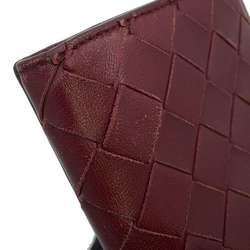 Bottega Veneta Long Wallet Intrecciato Leather 608072 BOTTEGA VENETA Red WALLET