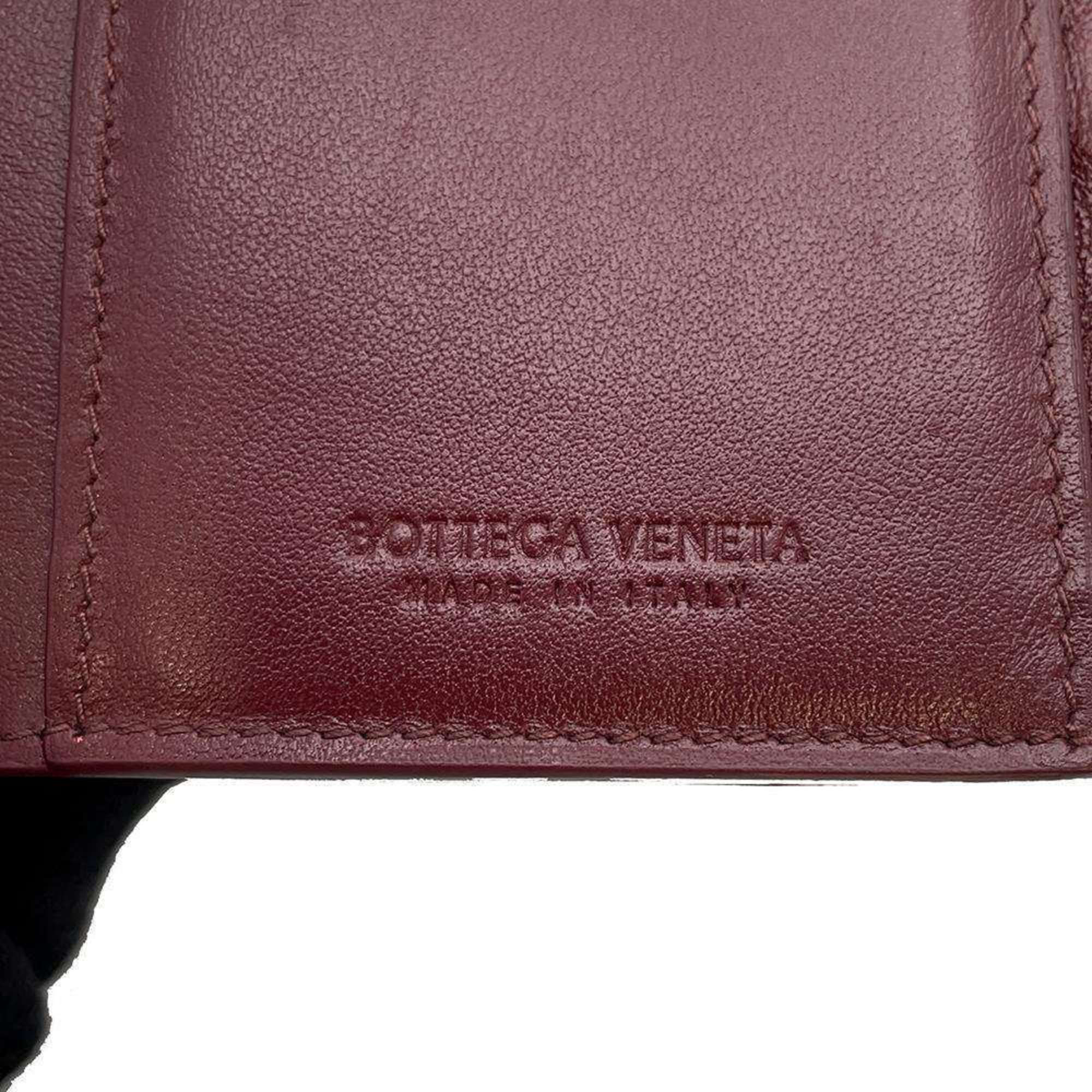 Bottega Veneta Long Wallet Intrecciato Leather 608072 BOTTEGA VENETA Red WALLET