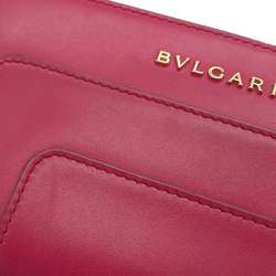 BVLGARI Long Wallet Serpenti Round Zip Leather Women's WALLET