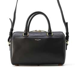 Saint Laurent handbag classic baby duffle 330958 SAINT LAURENT PARIS 2way shoulder black bag