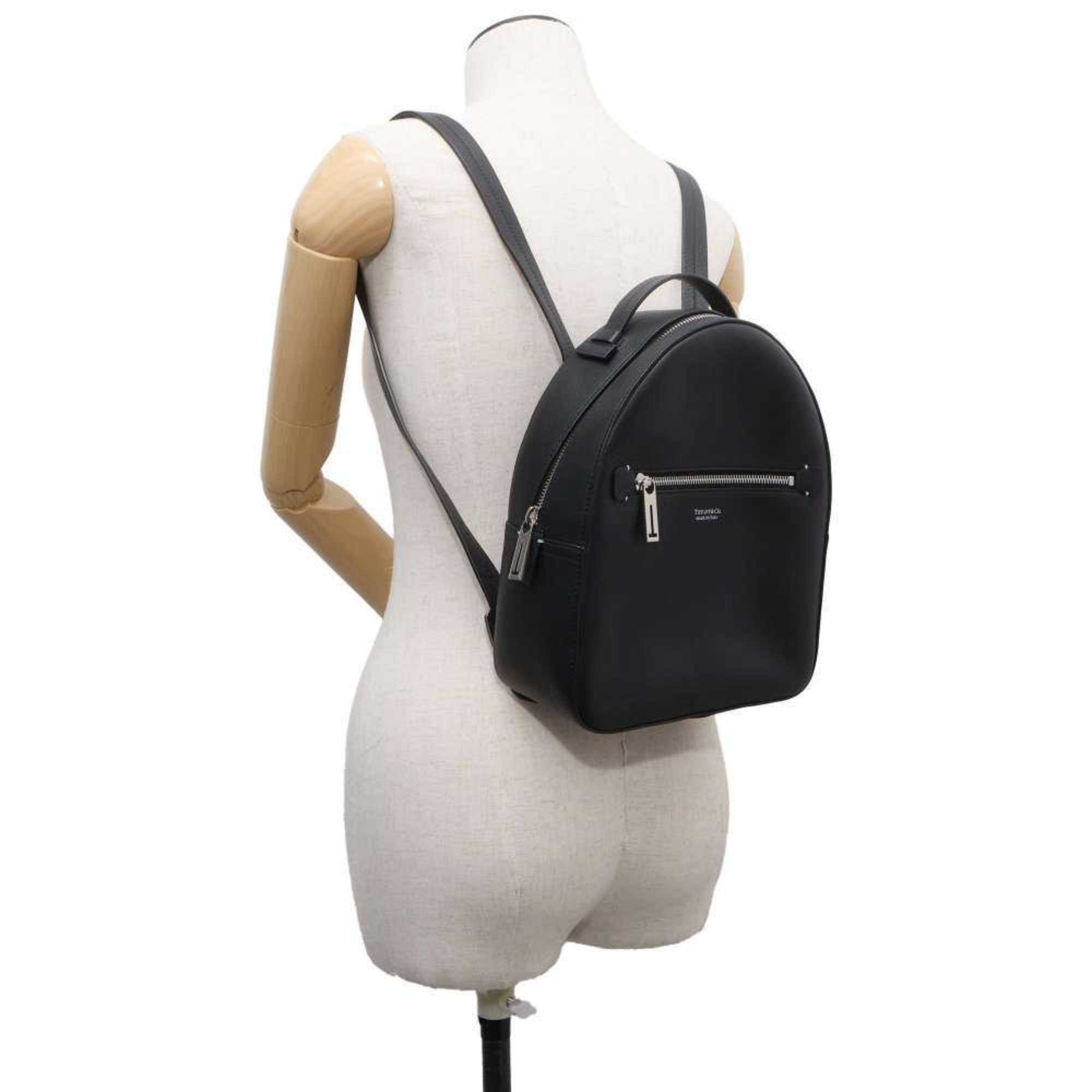 Tiffany backpack leather & Co. bag black ladies