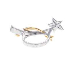 CHANEL Ring Comet Diamond K18YG K18WG Size 52 J10866 Chanel Collection Yellow Gold White