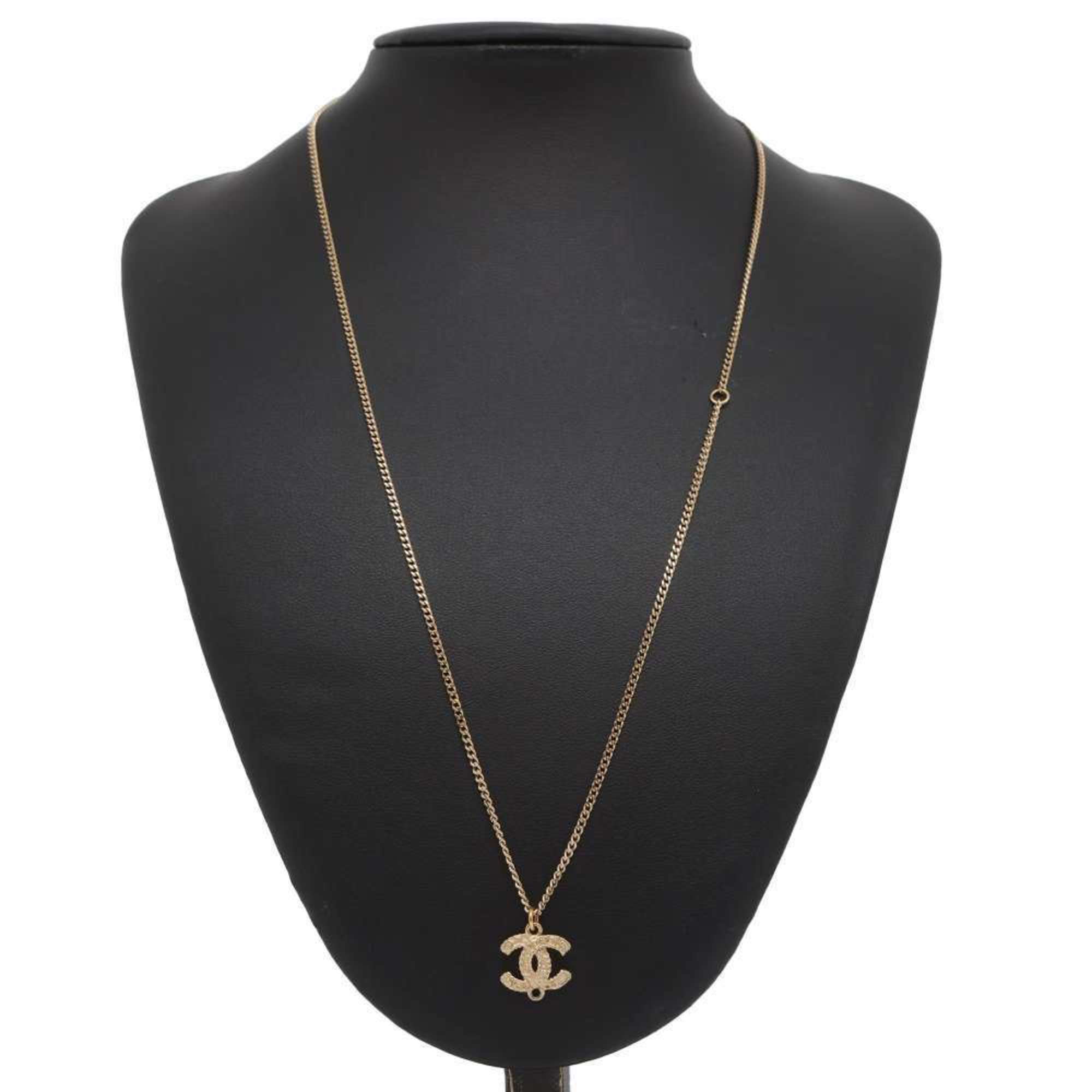 Chanel Necklace Coco Mark Metal A18V CHANEL Women's