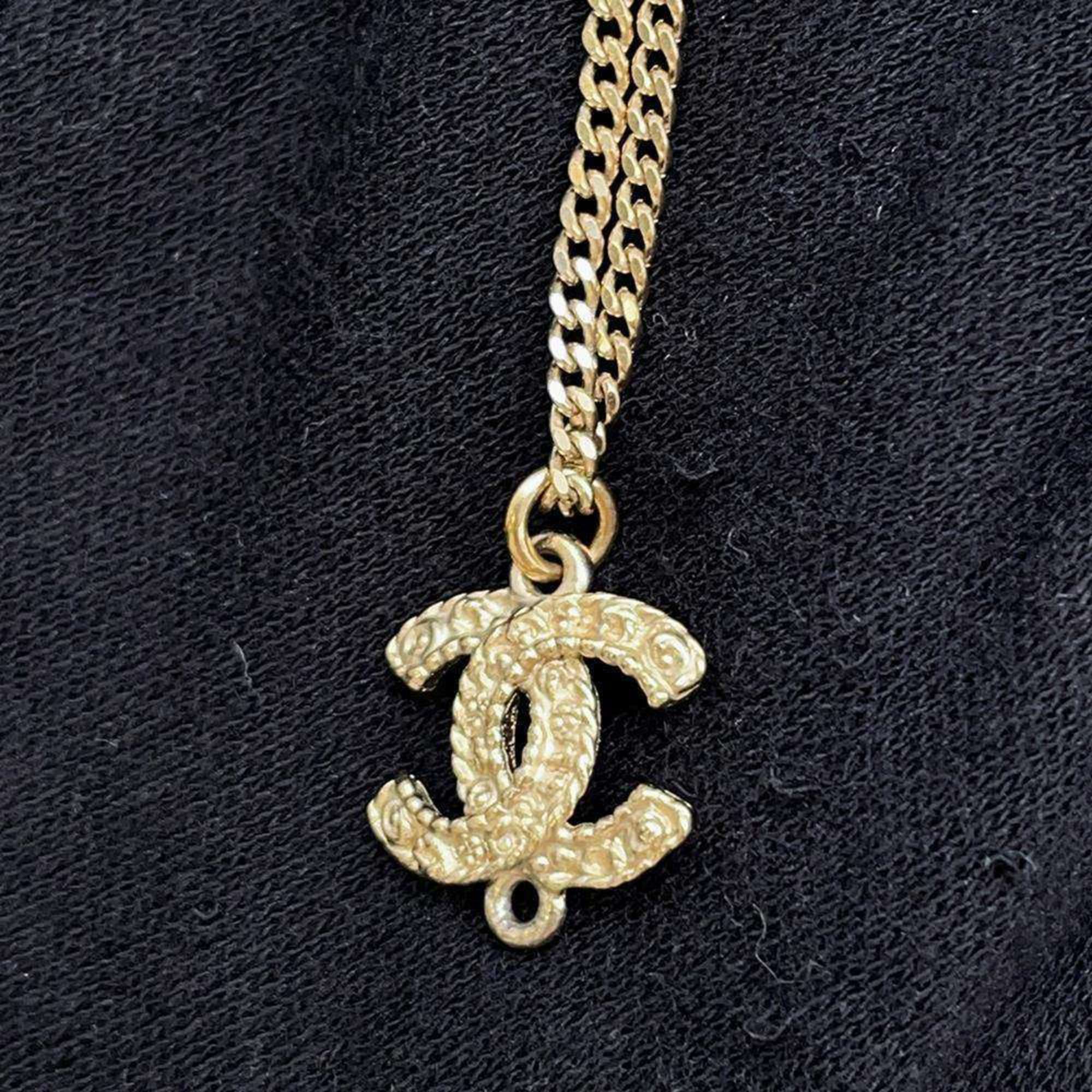 Chanel Necklace Coco Mark Metal A18V CHANEL Women's