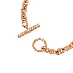 Hermes bracelet Chaine d'Ancre TPM 24 links K18PG pink gold HERMES