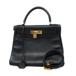 Hermes handbag Kelly 28 〇Y stamp Vache black ladies