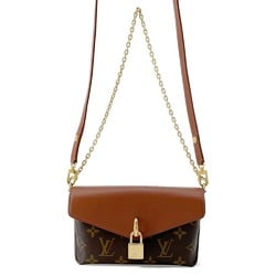 Louis Vuitton Shoulder Bag Monogram Padlock On Strap M80763 2way Women's LOUIS VUITTON