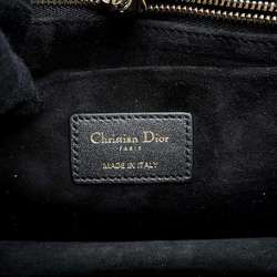 Christian Dior Tote Bag Essential Archi Cannage Small M8720OZVJ Black Sale Item Women's