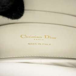 Christian Dior Shoulder Bag Caro Canage S5125UWHC White Women's