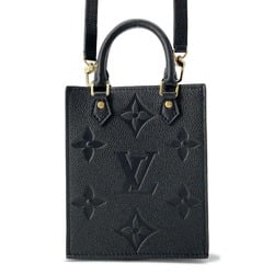 Louis Vuitton Handbag Monogram Empreinte Petite Sac Plat M81417 Black Bag LOUIS VUITTON