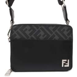 FENDI Shoulder Bag Zucca Organizer 7M0357 Camera Black Men's