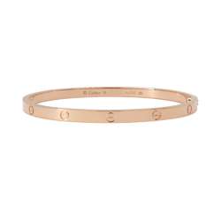 Cartier Bracelet Love SM K18PG Pink Gold Size 16 B6047316 Small Model