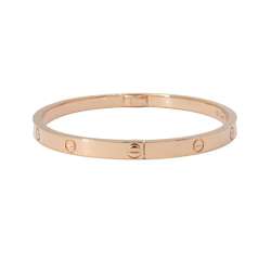 Cartier Bracelet Love SM K18PG Pink Gold Size 16 B6047316 Small Model