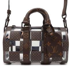 Louis Vuitton Handbag Monogram Chess Keepall Bandouliere 25 M20872 2way Shoulder Bag LOUIS VUITTON