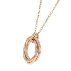 Cartier Necklace Trinity 2009 Limited Diamond K18PG Pink Gold B3044700 Pendant