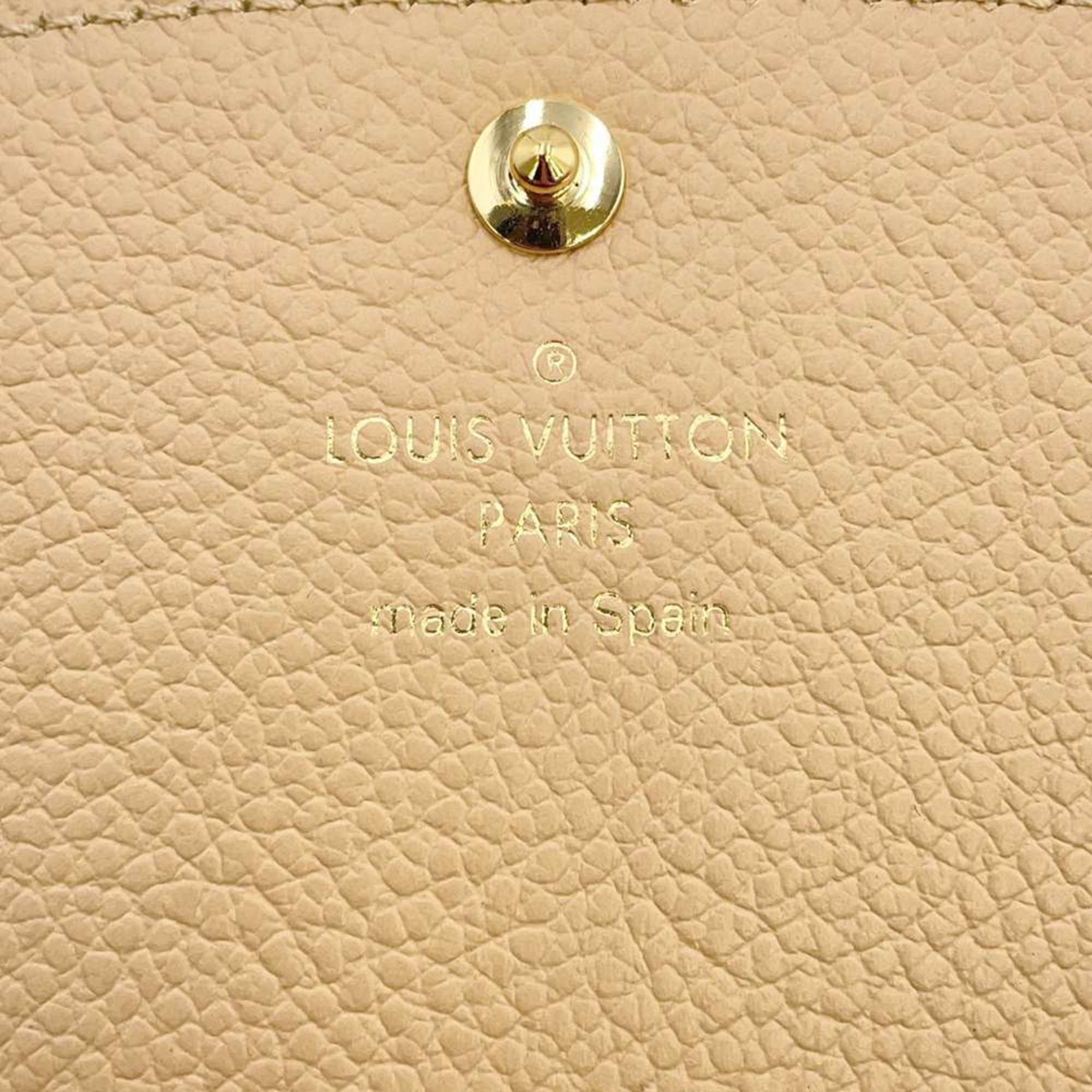 Louis Vuitton Long Wallet Monogram Empreinte Portefeuille Emily M62369 Black Women's LOUIS VUITTON WALLET