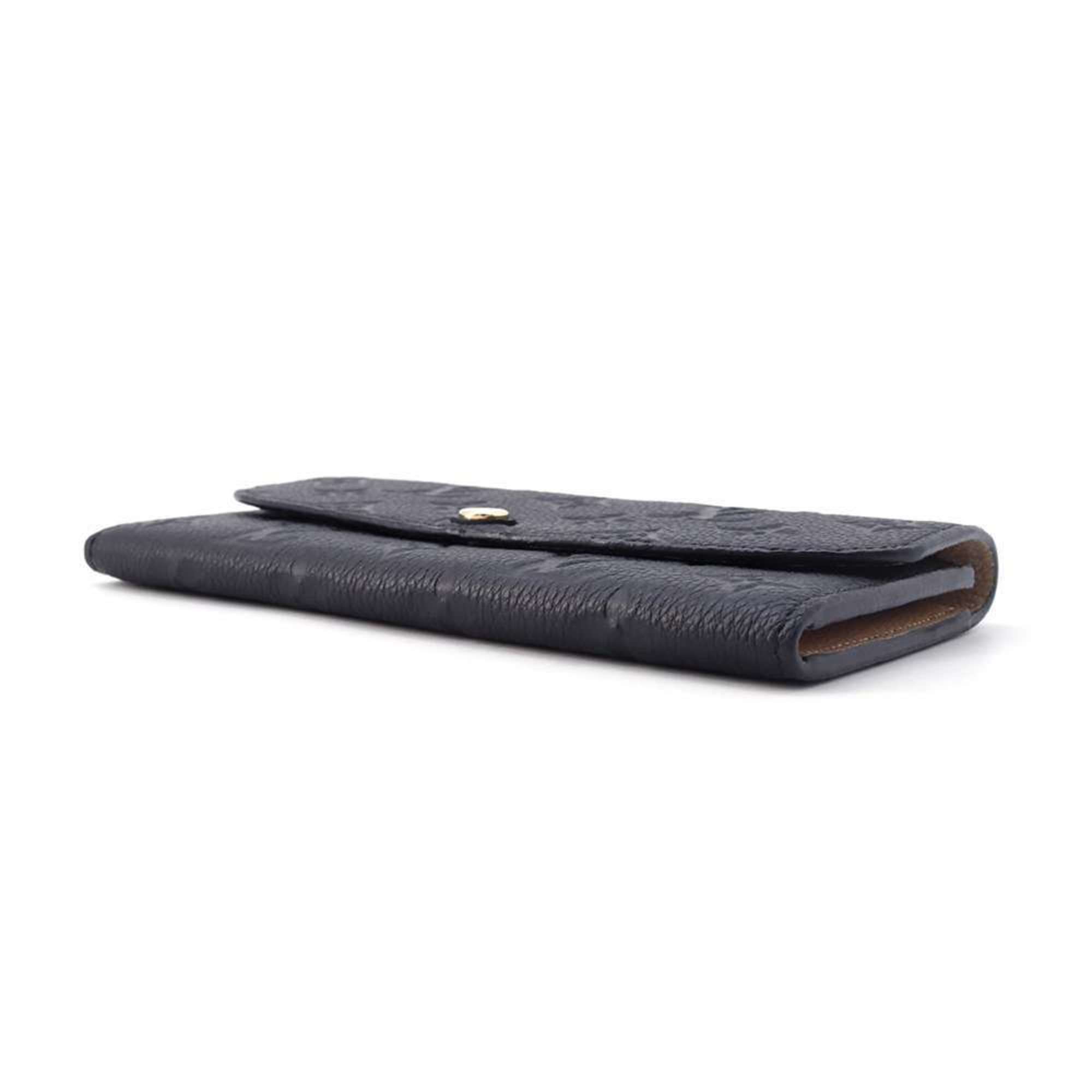 Louis Vuitton Long Wallet Monogram Empreinte Portefeuille Emily M62369 Black Women's LOUIS VUITTON WALLET