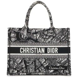 Christian Dior Tote Bag Book Plan de Paris Medium M1296ZOMP_M46I Black Women's