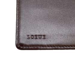 LOEWE Long Wallet Anagram Denim Leather WALLET