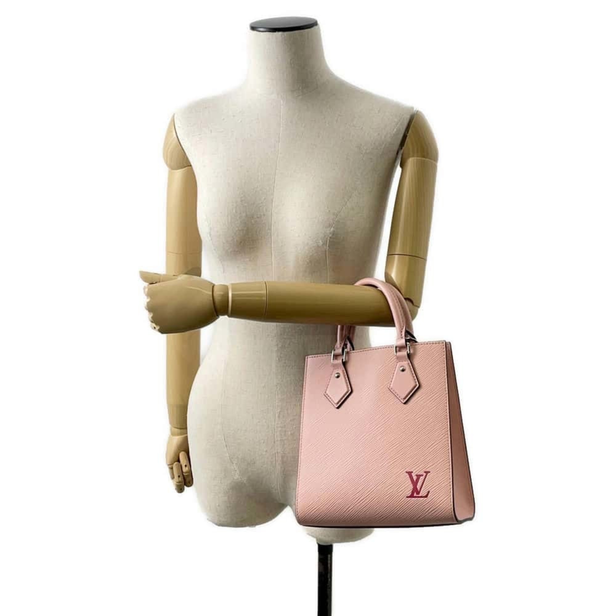 Louis Vuitton Handbag Epi Sac Plat BB M58659 LOUIS VUITTON 2way Shoulder Bag Pink Women's