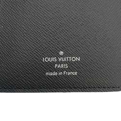 Louis Vuitton Long Wallet Monogram Eclipse Portefeuille Brazza M61697 Black Men's LOUIS VUITTON WALLET