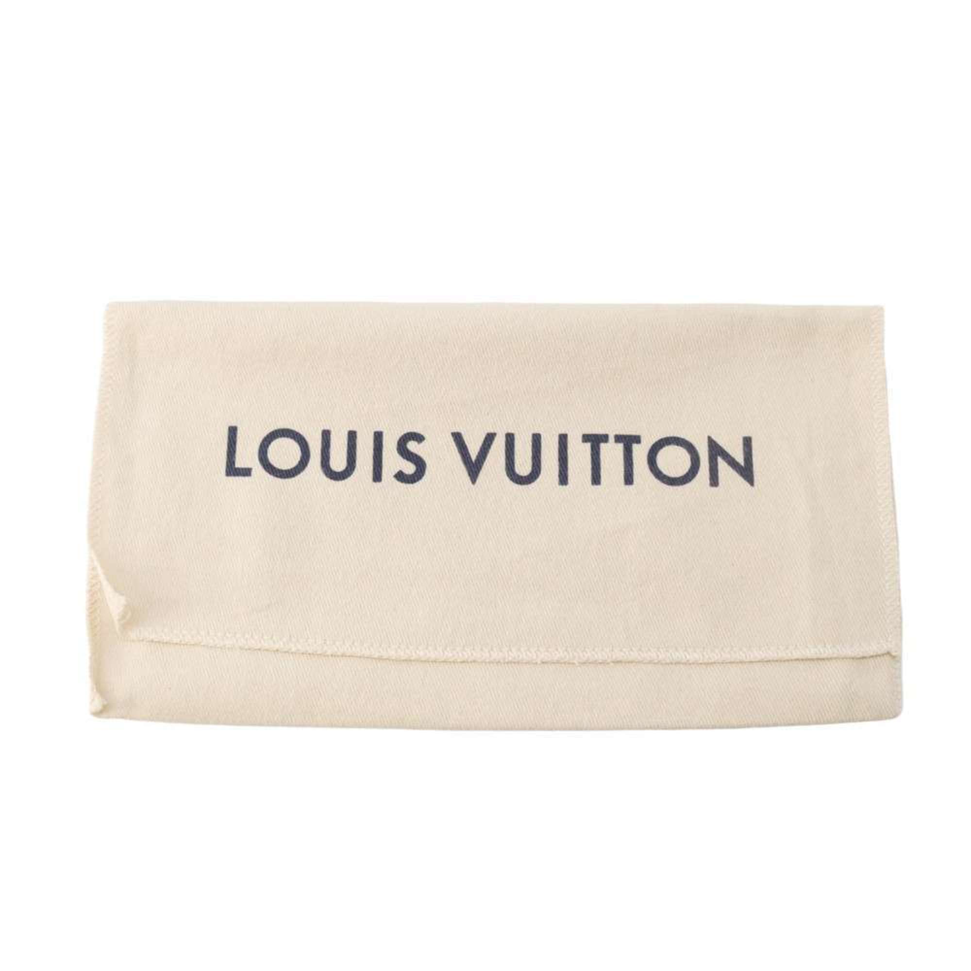 Louis Vuitton Long Wallet Monogram Eclipse Portefeuille Brazza M61697 Black Men's LOUIS VUITTON WALLET