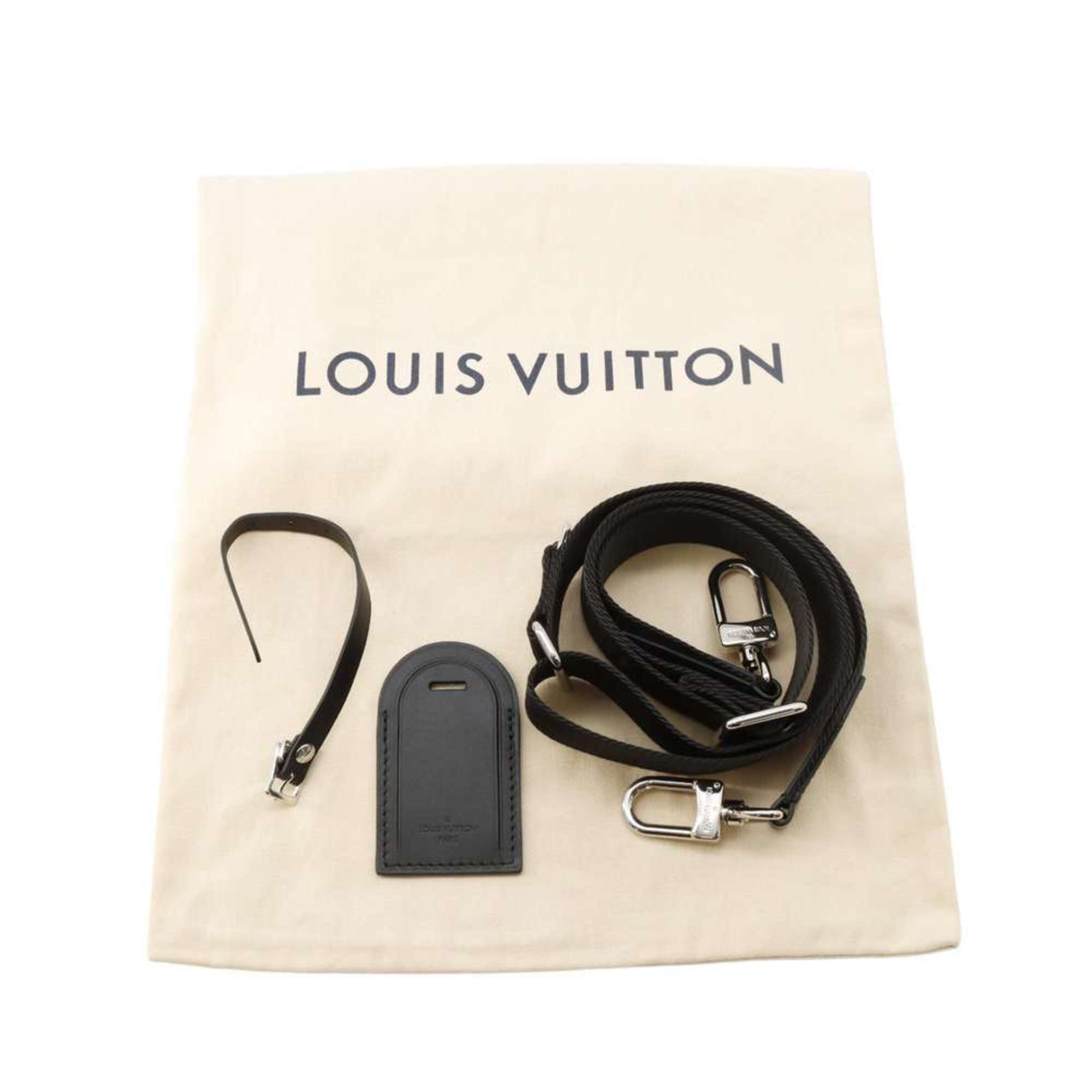 Louis Vuitton Handbag Monogram Eclipse Keepall Bandouliere 25 M21430 Black Bag Men's LOUIS VUITTON