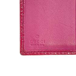 GUCCI Tri-fold Wallet Soho Patent Leather 351485