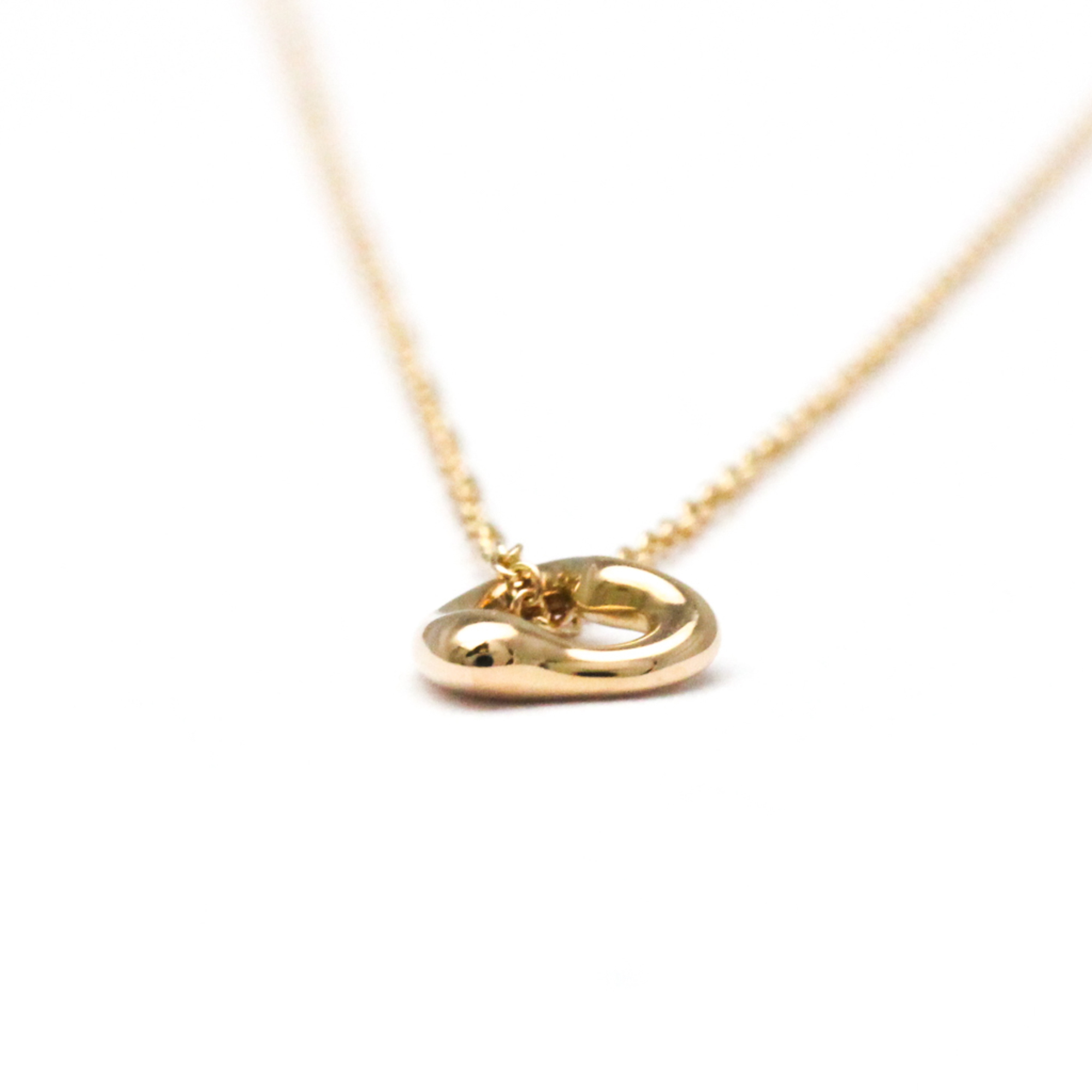 Tiffany Open Heart Rose Gold (18K) No Stone Women's Fashion Pendant Necklace