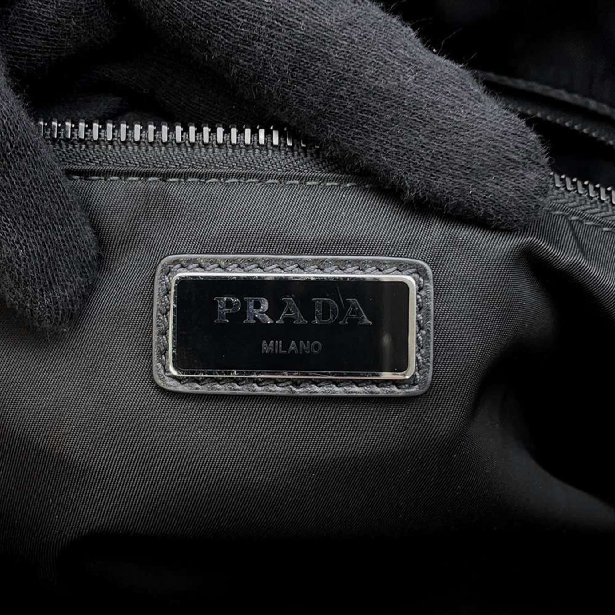 Prada tote bag nylon 2VG019 PRADA black men's