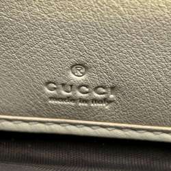 Gucci Long Wallet Diana Bamboo Leather 658634 GUCCI Round White Women's WALLET