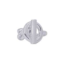 Hermes Ring Croisette GM SV925 Silver Size 48 HERMES