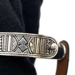 Hermes Bracelet Touareg SV925 Silver Size T5 A Stamp HERMES Bangle