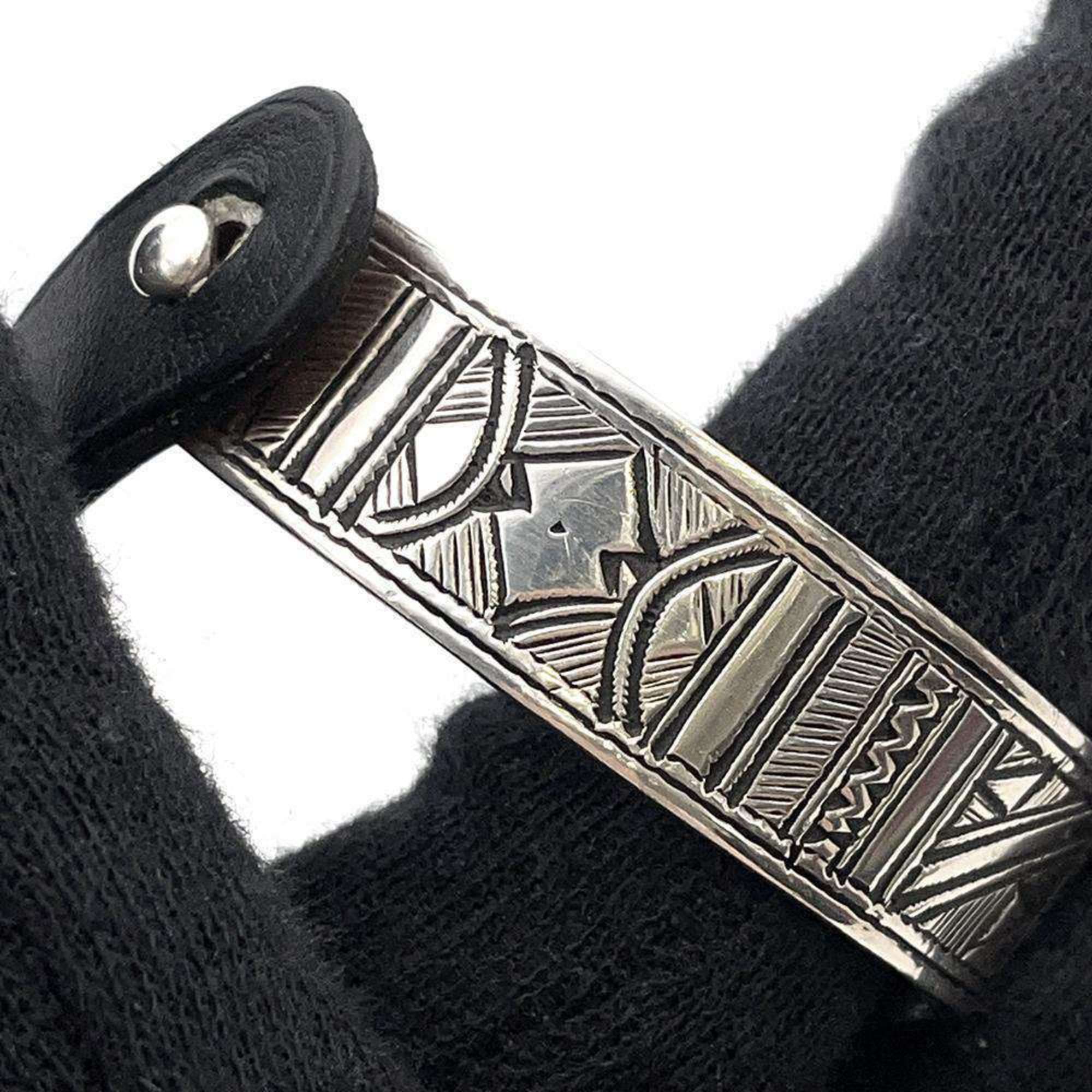 Hermes Bracelet Touareg SV925 Silver Size T5 A Stamp HERMES Bangle