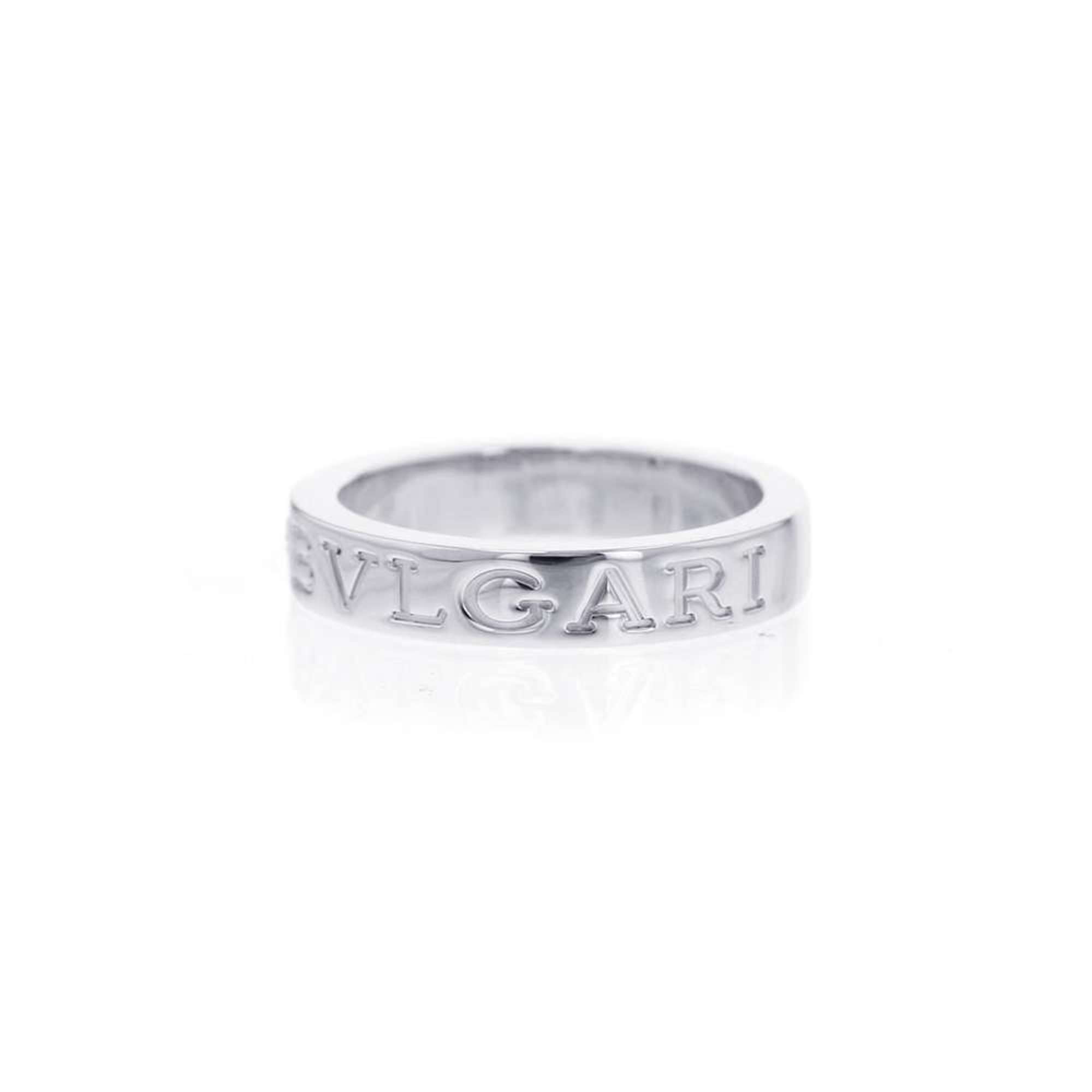 BVLGARI Ring Double Diamond 1P K18WG Size