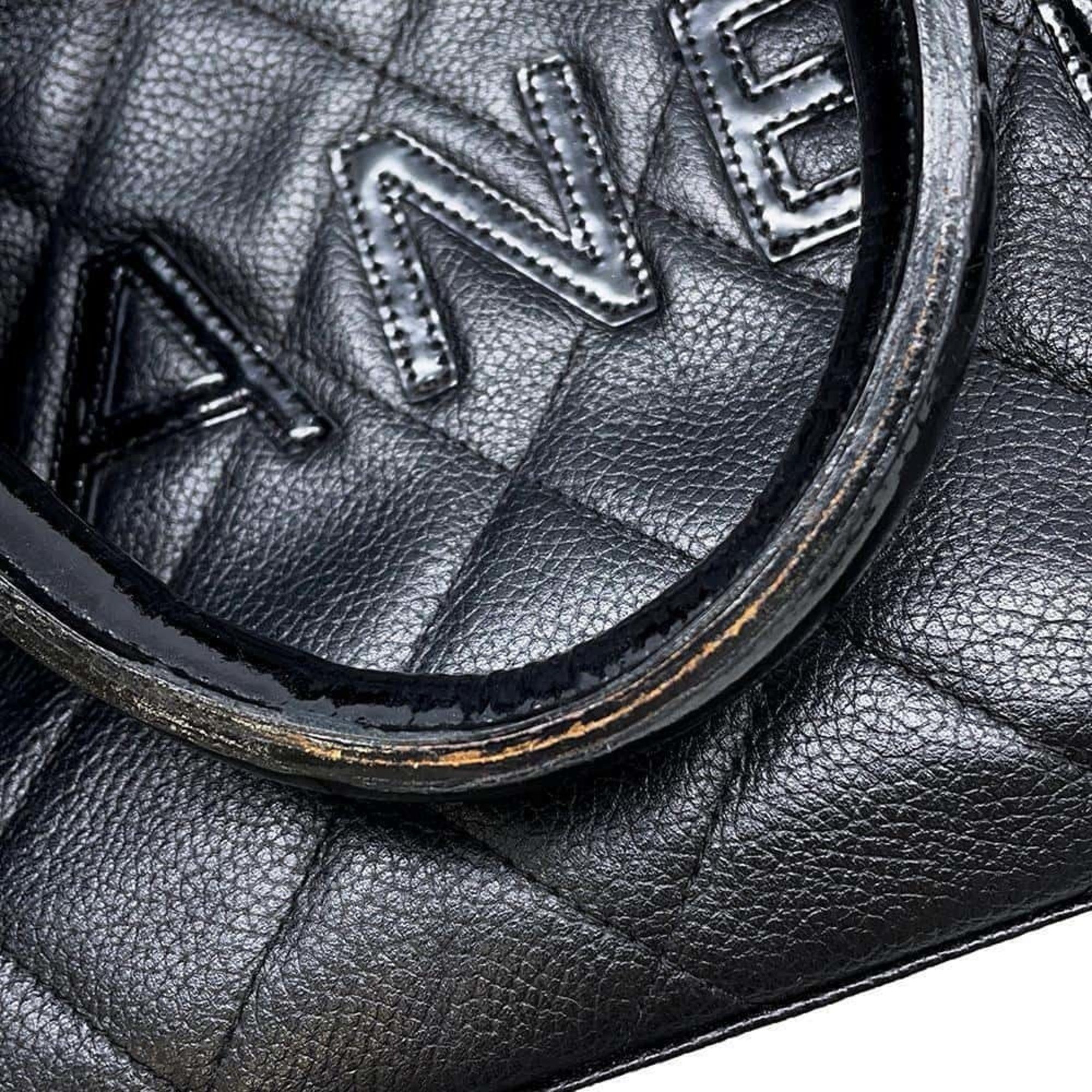 Chanel handbag, Matelasse, Caviar skin, A15685, CHANEL bag, Boston black, Matelasse Chanel, women's,