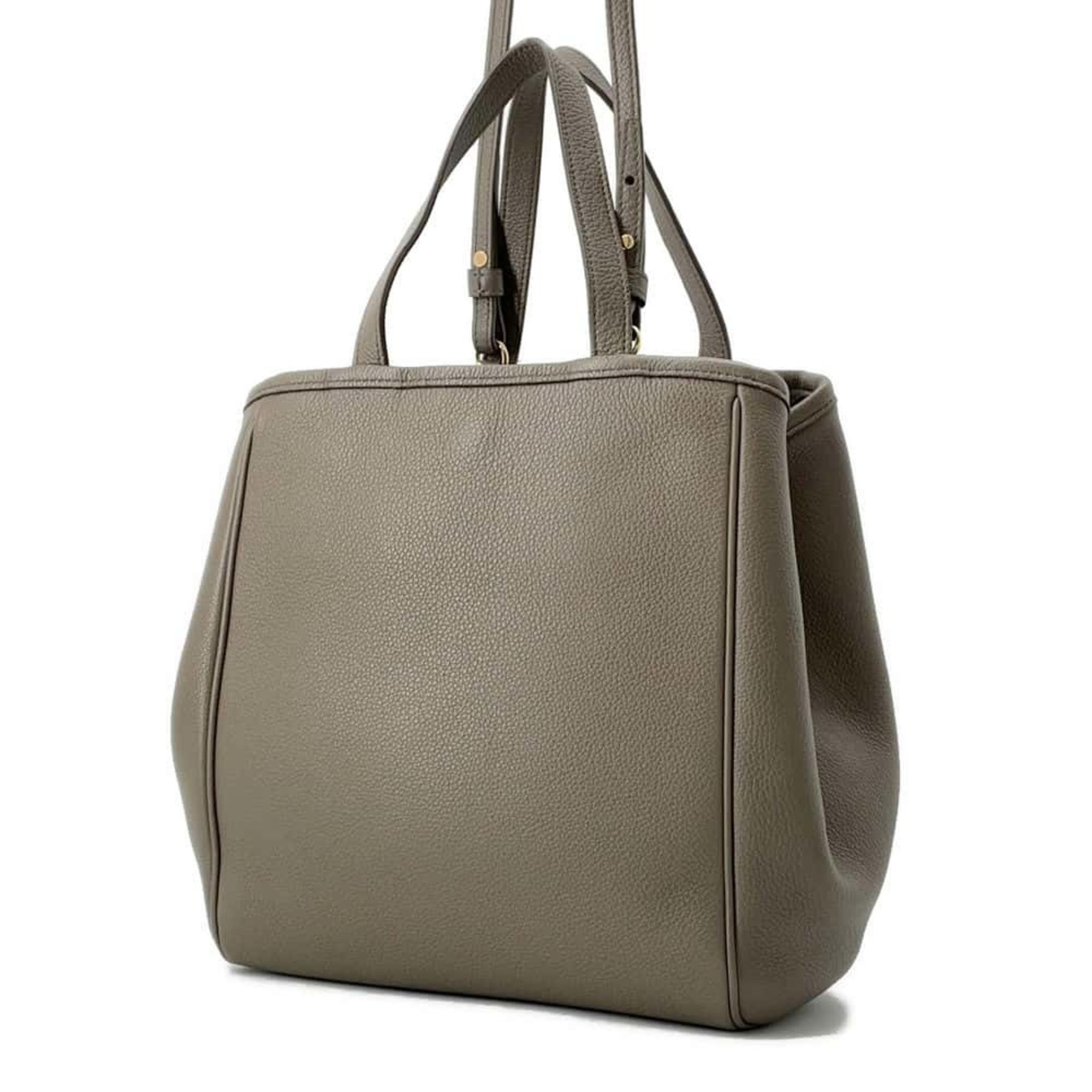 Celine Handbag Small Fold Cabas Leather 194073CR7 CELINE 2way Shoulder Bag Women's