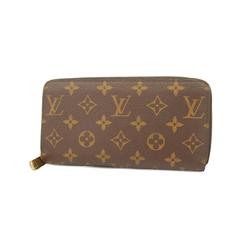 Louis Vuitton Long Wallet Monogram Zippy M42616 Brown Men's Women's